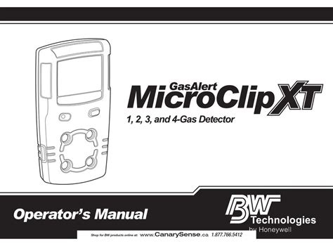 gas alert microclip manual